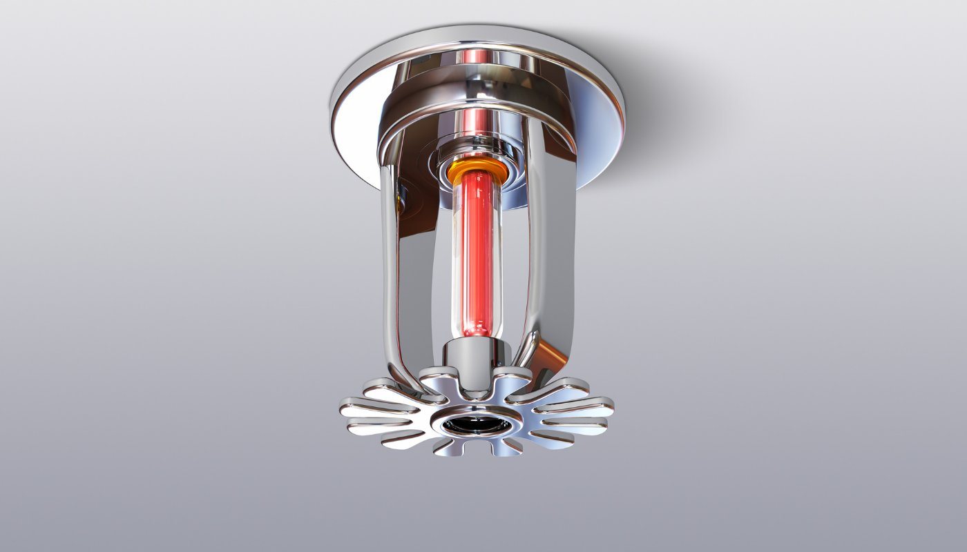 Sistema de sprinklers para extinción de incendios en planta industrial